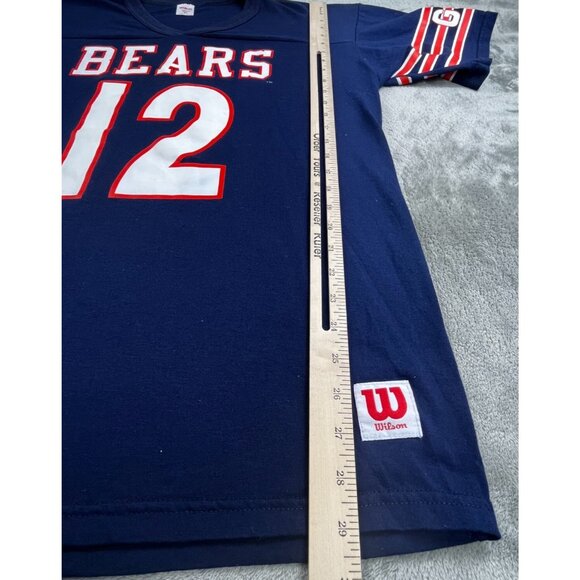 Vintage Chicago Bears #12 Jersey Mens Large Wilson USA Made Football Shirt 80s - Picture 6 of 7